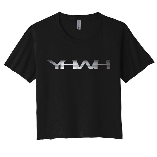 Christian Jesus Yahweh Design Christian Hebrew Faith Crop Top
