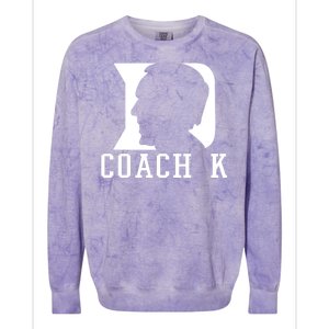 Coach K 1k Wins Basketball Colorblast Crewneck Sweatshirt