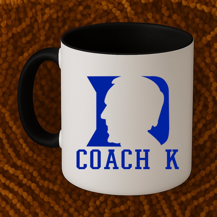 Coach K 1k Wins Basketball Mug