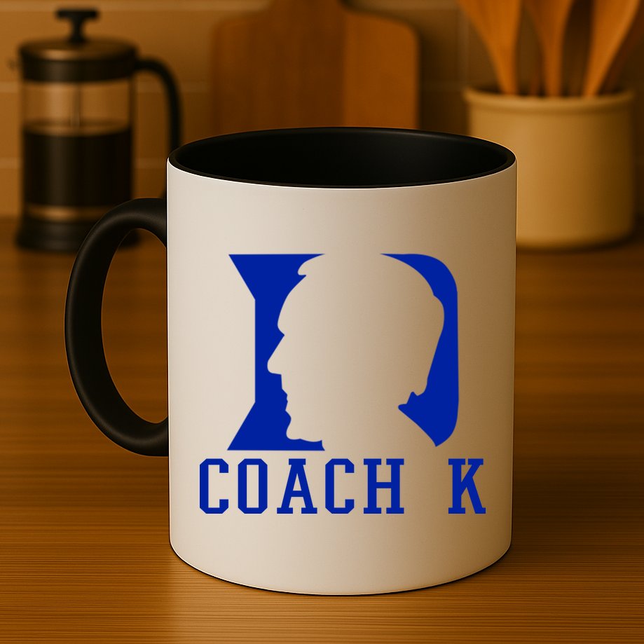 Coach K 1k Wins Basketball Mug