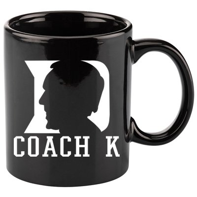 Coach K 1k Wins Basketball 11oz C Handle Ceramic Mug
