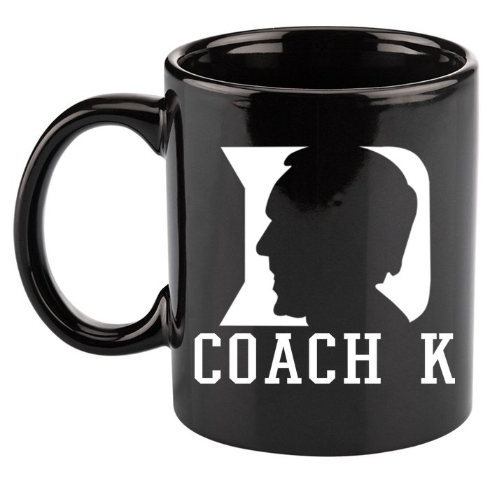 Coach K 1k Wins Basketball 11oz C Handle Ceramic Mug