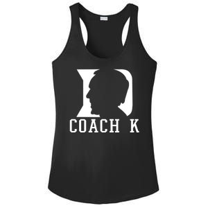 Coach K 1k Wins Basketball Ladies PosiCharge Competitor Racerback Tank