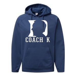 Coach K 1k Wins Basketball Performance Fleece Hoodie