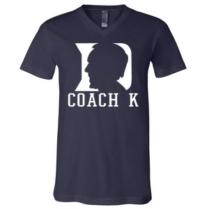 Coach K 1k Wins Basketball V-Neck T-Shirt