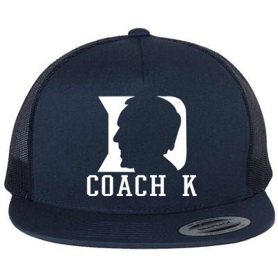 Coach K 1k Wins Basketball Flat Bill Trucker Hat