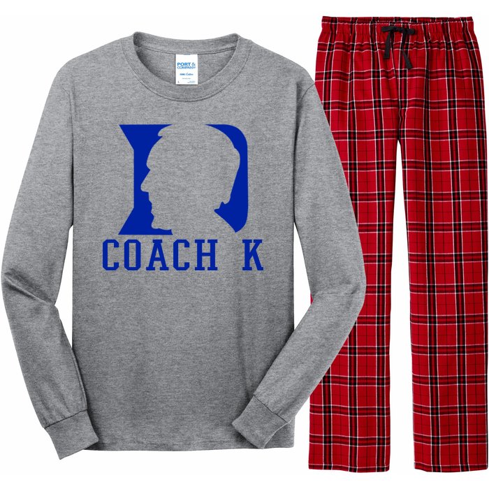 Coach K 1k Wins Basketball Long Sleeve Pajama Set