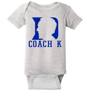 Coach K 1k Wins Basketball Baby Bodysuit