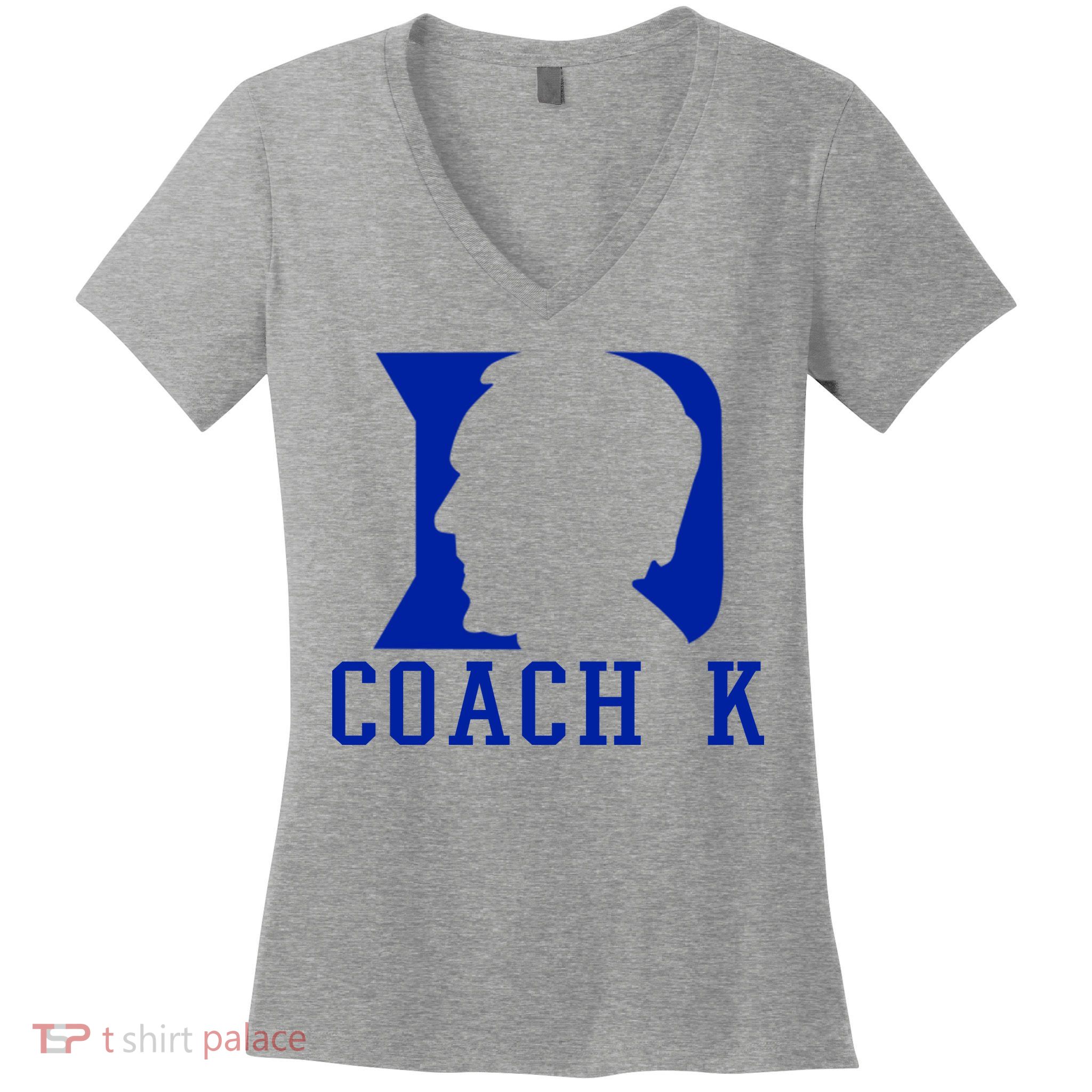 Coach K 1k Wins Basketball Women's V-Neck T-Shirt