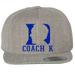 Coach K 1k Wins Basketball Wool Snapback Cap