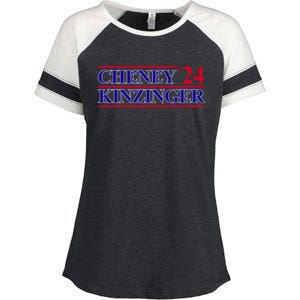 Cheney Kinzinger 2024 Election Enza Ladies Jersey Colorblock Tee