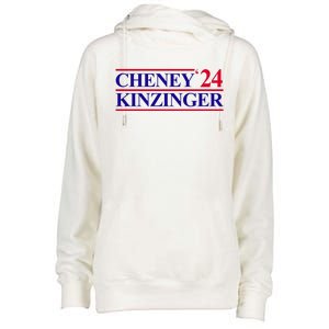 Cheney Kinzinger 2024 Election Womens Funnel Neck Pullover Hood