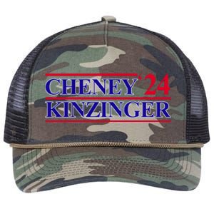 Cheney Kinzinger 2024 Election Retro Rope Trucker Hat Cap