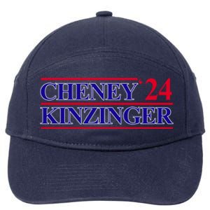 Cheney Kinzinger 2024 Election 7-Panel Snapback Hat