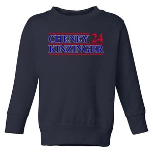 Cheney Kinzinger 2024 Election Toddler Sweatshirt