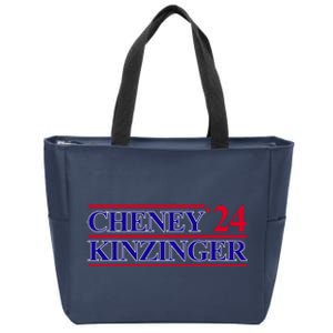 Cheney Kinzinger 2024 Election Zip Tote Bag