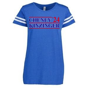 Cheney Kinzinger 2024 Election Enza Ladies Jersey Football T-Shirt