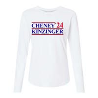 Cheney Kinzinger 2024 Election Womens Cotton Relaxed Long Sleeve T-Shirt