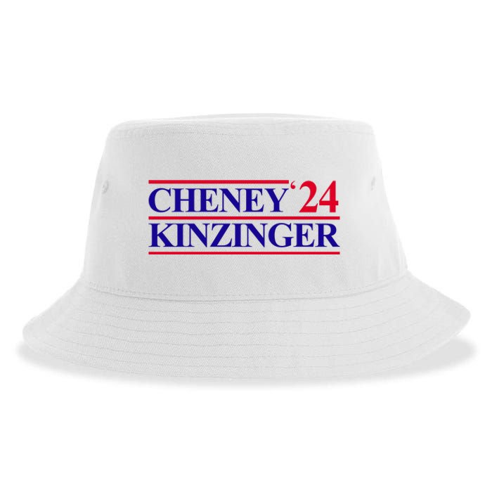 Cheney Kinzinger 2024 Election Sustainable Bucket Hat