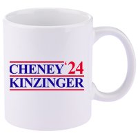 Cheney Kinzinger 2024 Election 11oz C Handle Ceramic Mug