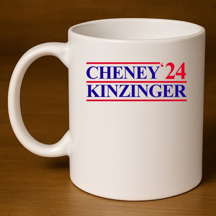 Cheney Kinzinger 2024 Election 11oz C Handle Ceramic Mug