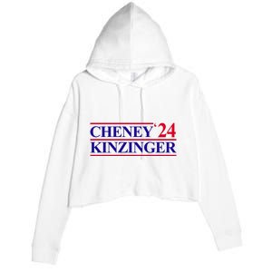 Cheney Kinzinger 2024 Election Crop Fleece Hoodie