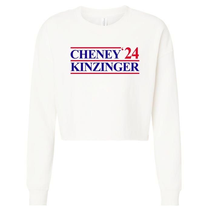 Cheney Kinzinger 2024 Election Cropped Pullover Crew