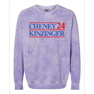 Cheney Kinzinger 2024 Colorblast Crewneck Sweatshirt