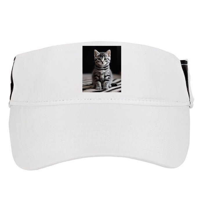 Cute Kitten American Short Hair Adult Drive Performance Visor