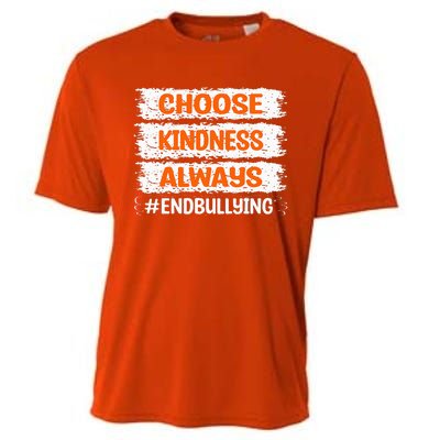 Choose Kindness Always End Bullying Cute Unity Day Orange Cooling Performance Crew T-Shirt