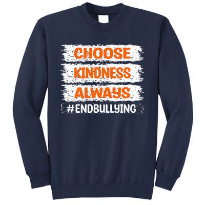 Choose Kindness Always End Bullying Cute Unity Day Orange Sweatshirt