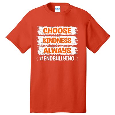 Choose Kindness Always End Bullying Cute Unity Day Orange Tall T-Shirt