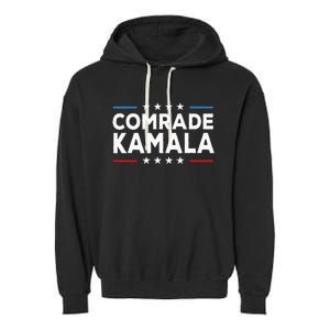 Comrade Kamala Anti Kamala Harris Garment-Dyed Fleece Hoodie