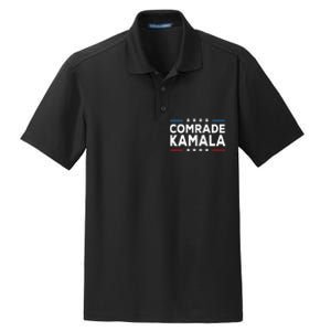 Comrade Kamala Anti Kamala Harris Dry Zone Grid Polo