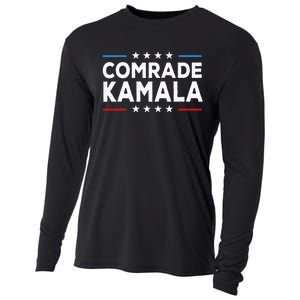 Comrade Kamala Anti Kamala Harris Cooling Performance Long Sleeve Crew