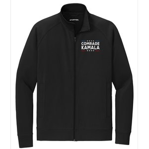 Comrade Kamala Anti Kamala Harris Stretch Full-Zip Cadet Jacket