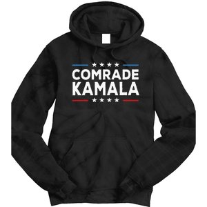 Comrade Kamala Anti Kamala Harris Tie Dye Hoodie