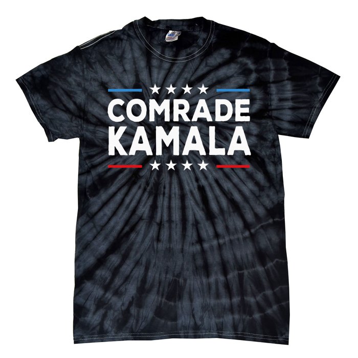 Comrade Kamala Anti Kamala Harris Tie-Dye T-Shirt