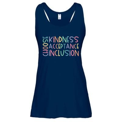 Choose Kindness Acceptance Inclusion Be Kind Unity Day Ladies Essential Flowy Tank