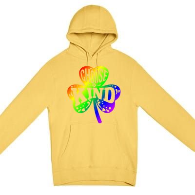 Choose Kind Autism Bullying Prevention St Paddys Day Cute Gift Premium Pullover Hoodie