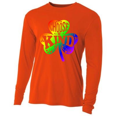 Choose Kind Autism Bullying Prevention St Paddys Day Cute Gift Cooling Performance Long Sleeve Crew