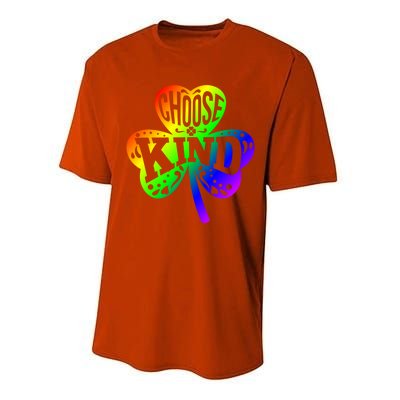 Choose Kind Autism Bullying Prevention St Paddys Day Cute Gift Performance Sprint T-Shirt