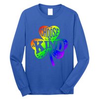 Choose Kind Autism Bullying Prevention St Paddys Day Cute Gift Long Sleeve Shirt