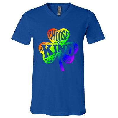 Choose Kind Autism Bullying Prevention St Paddys Day Cute Gift V-Neck T-Shirt