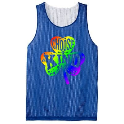 Choose Kind Autism Bullying Prevention St Paddys Day Cute Gift Mesh Reversible Basketball Jersey Tank