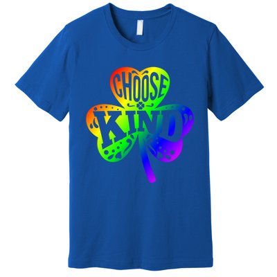 Choose Kind Autism Bullying Prevention St Paddys Day Cute Gift Premium T-Shirt