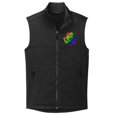 Choose Kind Autism Bullying Prevention St Paddys Day Cute Gift Collective Smooth Fleece Vest