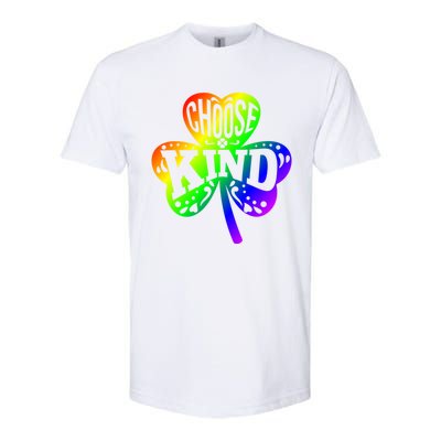 Choose Kind Autism Bullying Prevention St Paddys Day Cute Gift Softstyle CVC T-Shirt