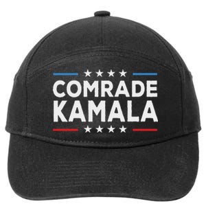 Comrade Kamala Anti Kamala Harris 7-Panel Snapback Hat