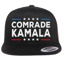 Comrade Kamala Anti Kamala Harris Flat Bill Trucker Hat